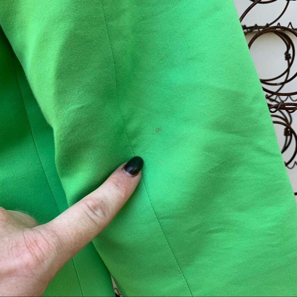 Pendleton skirt blazer set green silk blend size 6 - Picture 8 of 12